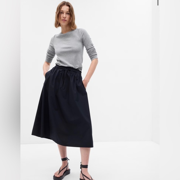 GAP Modern Boatneck T-Shirt Long Sleeve (S) Ballet Pink - Picture 11 of 11